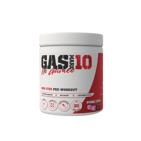 Gas Mark 10 No Games - High Stim ONLY PreWorkout 600g