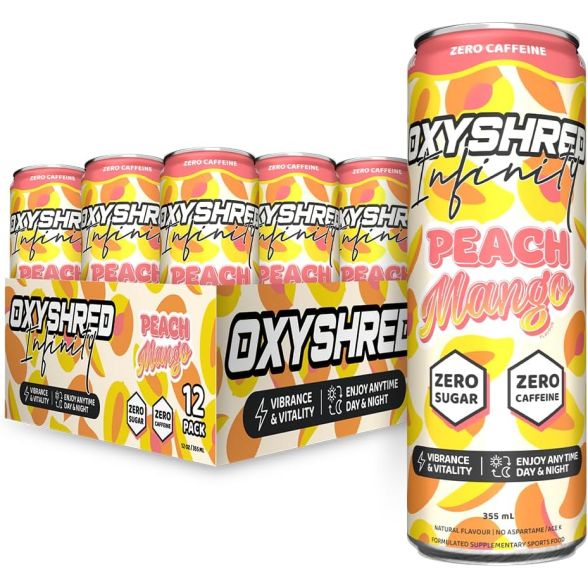 Oxyshred Infinity RTD - Zero Caffeine, Zero Sugar 12 x 355ml