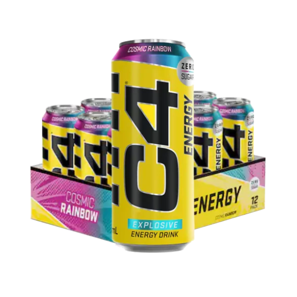 C4 Pre Workout Carbonated RTD 12 x 473ml