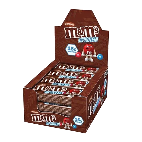 M &amp; M Hi-Protein Bar 12 x 51g